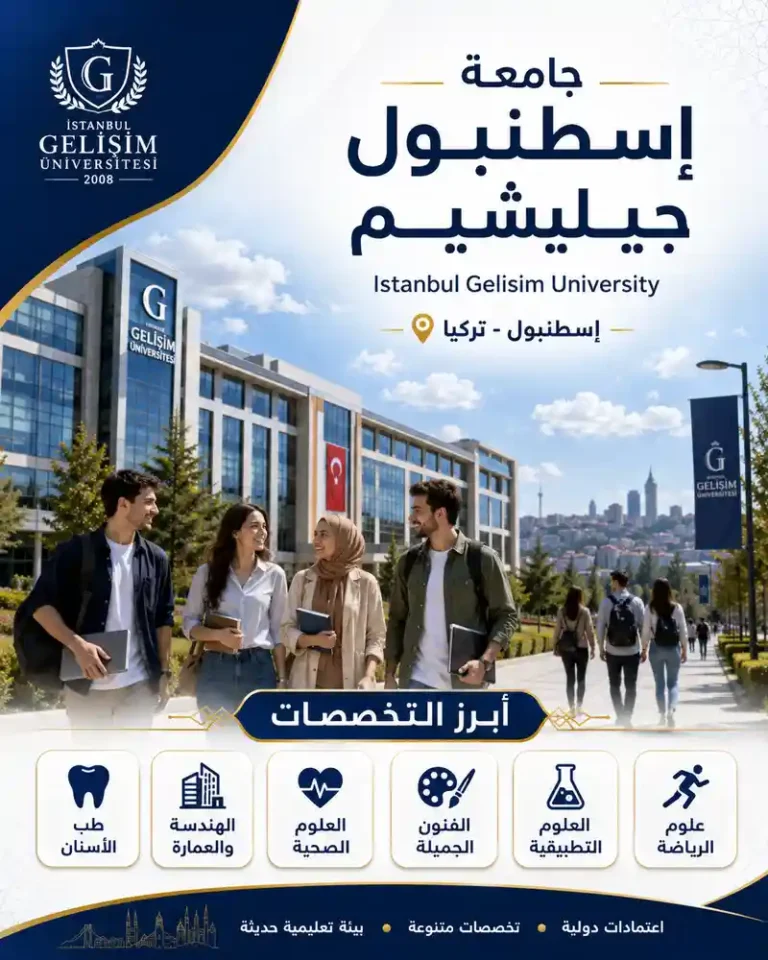 جامعة جيليشيم اسطنبول | الرسوم والتخصصات ودليل القبول لعام 2026